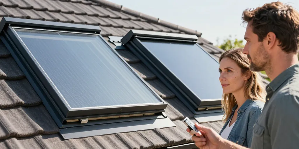 store exterieur velux solaire